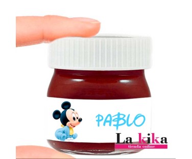 Mini Nutella Personalizada 25g 🍫 Detalle Cumpleaños con Nombre