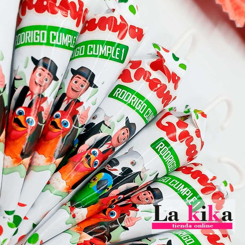 🎉 Paraguas de Chocolate Personalizados Inspirados en Granja Zenón Niño 🍫 Detalles Dulces