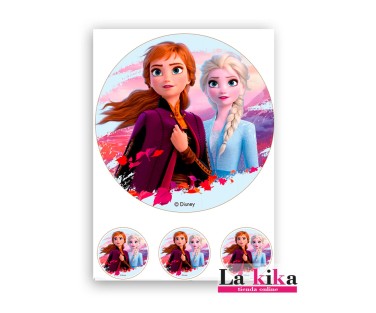 Papel de Azúcar Frozen II ❄️👑 Para Tartas | Sin Gluten