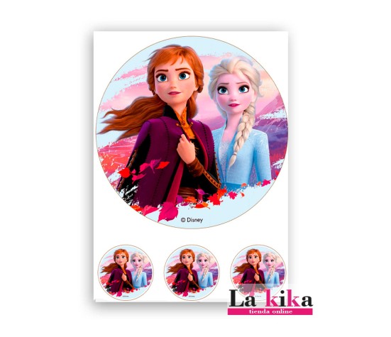 Papel de Azúcar Frozen II ❄️👑 Para Tartas | Sin Gluten
