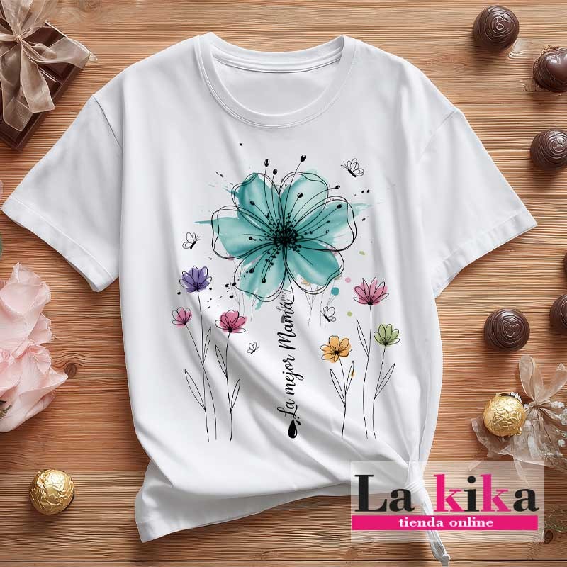 🎁 Camiseta Regalo para Mamá Personalizada – Día de la Madre