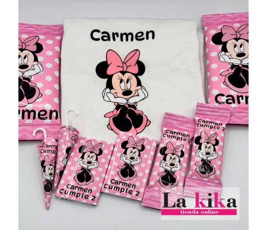 🎁 Pack Cumpleaños Infantil con Camiseta y Chuches Personalizadas