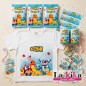 🎁 Pack Cumpleaños Personalizado Infantil con Camiseta y Chuches