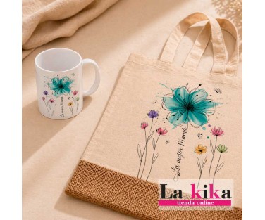 pack taza tote bag mama regalo personalizado lakika