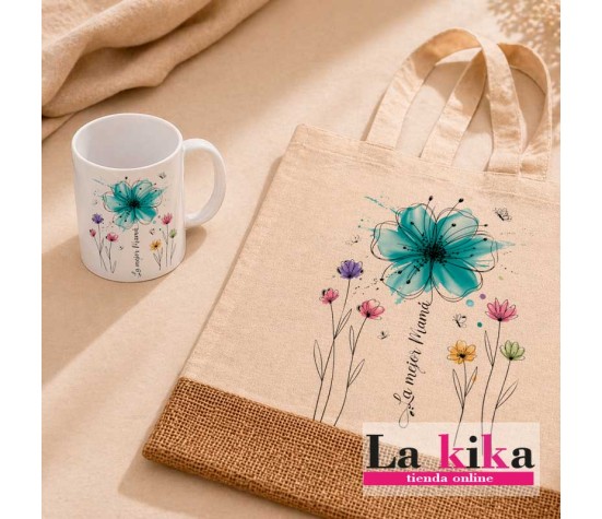 pack taza tote bag mama regalo personalizado lakika