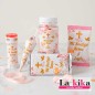 pack bautizo personalizado con bote chuches chocolatina nestle pompero gusanitos y paraguas chocolate