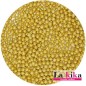✨ Perlas de Azúcar Oro Metálico FunCakes 4 mm – 80 gr