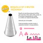 🧁 Boquilla Wilton Nº 3 Redonda para Decoración de Tartas y Galletas 🧁 Boquilla Wilton Nº 3 Redonda para Decoración de Tartas y Galletas
