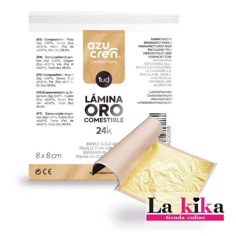 Lámina de Oro Comestible 24K | Decoración de Repostería de Lujo