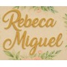 Nombres Personalizados en Metacrilato